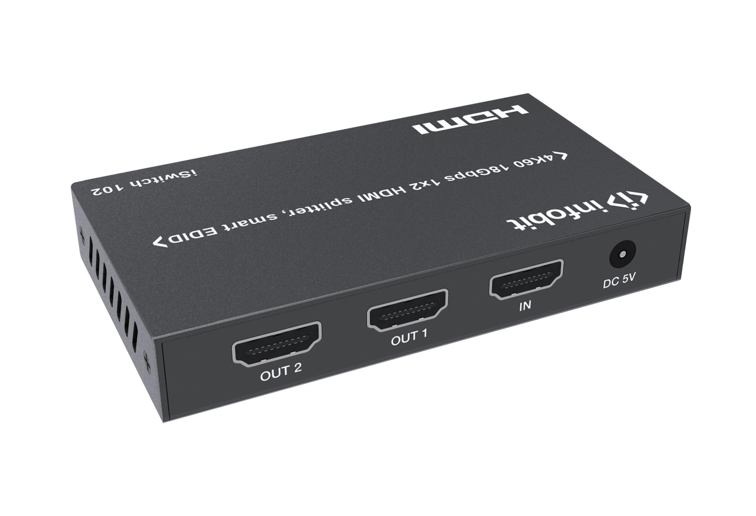 Сплиттер Infobit iSwitch 102 4K60 18Gbps 1x2 HDMI splitter, smart EDID